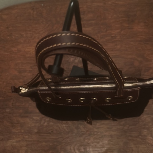 Dooney & Bourke Canvas Wakefield Tassel Tote - Picture 8 of 12